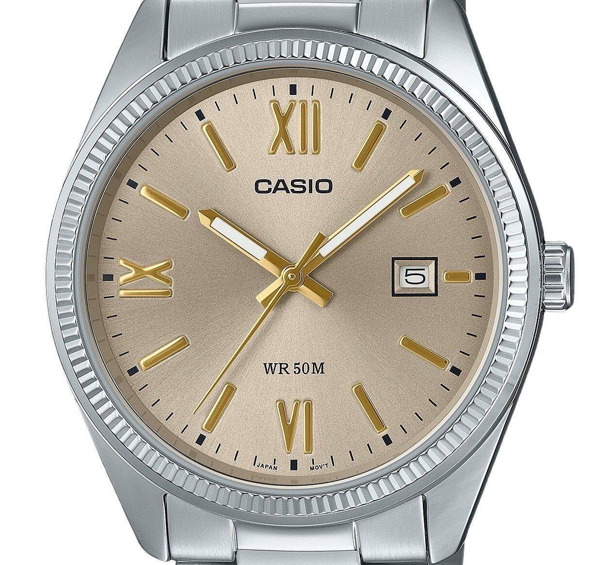 Casio Standard Analog Quartz MTP 1302DD 9AV Mens Watch Ion Plated