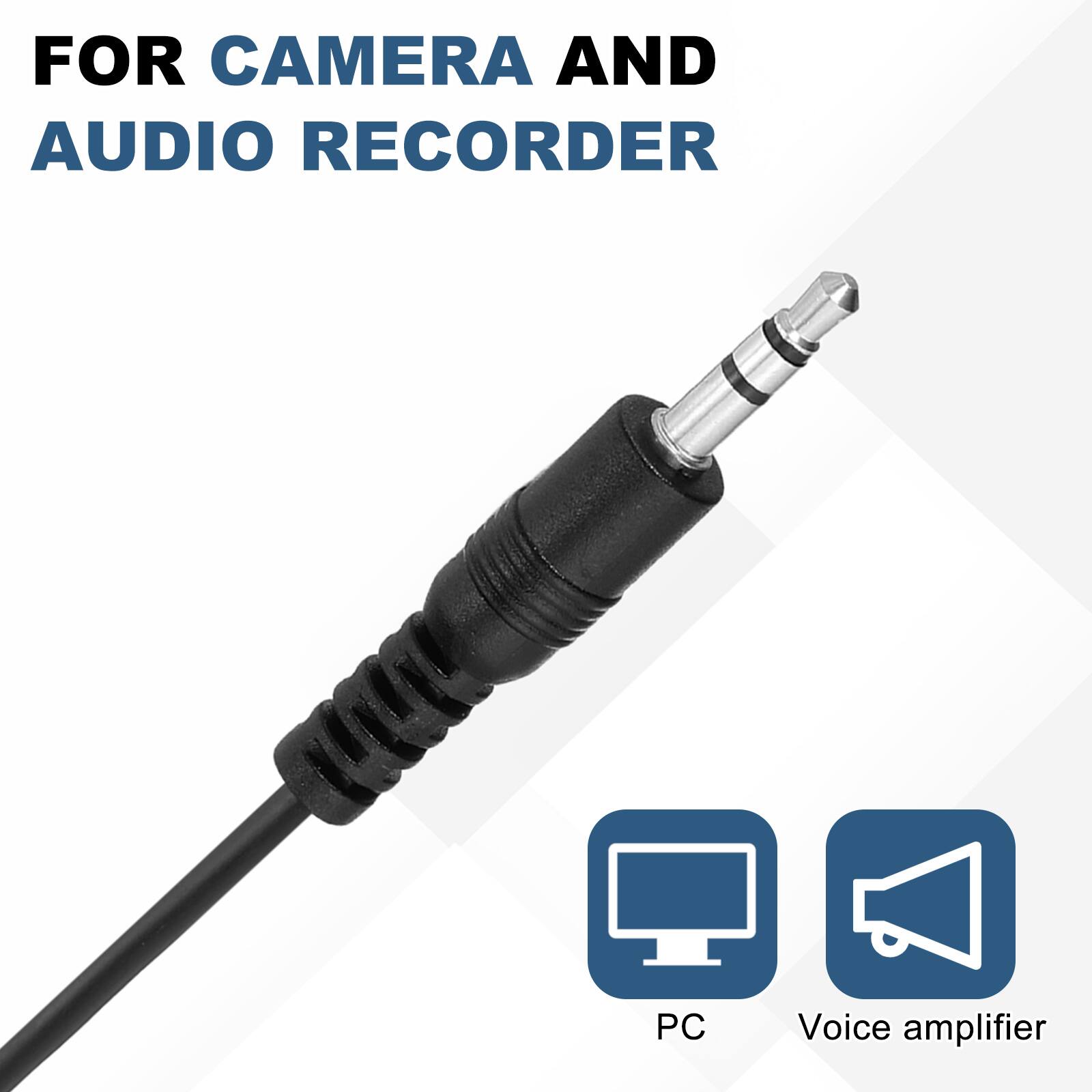 FOR CAMERA AND AUDIO RECORDER

PC Voice amplifier