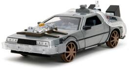 Jada Toys - 1:24 Back to the Future - Hollywood Rides - Time Machine W/Rail Wheels - COLLECTIBLES - Multicolor