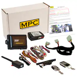 MPC - 2-Way LCD Remote Start/Entry Kit With T-Harness For 2011-2013 Kia Optima - Black