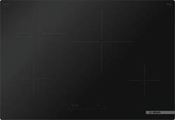 Bosch - 500 Series 30" Built-In Electric Induction Cooktop with 4 elements, Smart Connectivity and SpeedBoost - Black - Front_Zoom