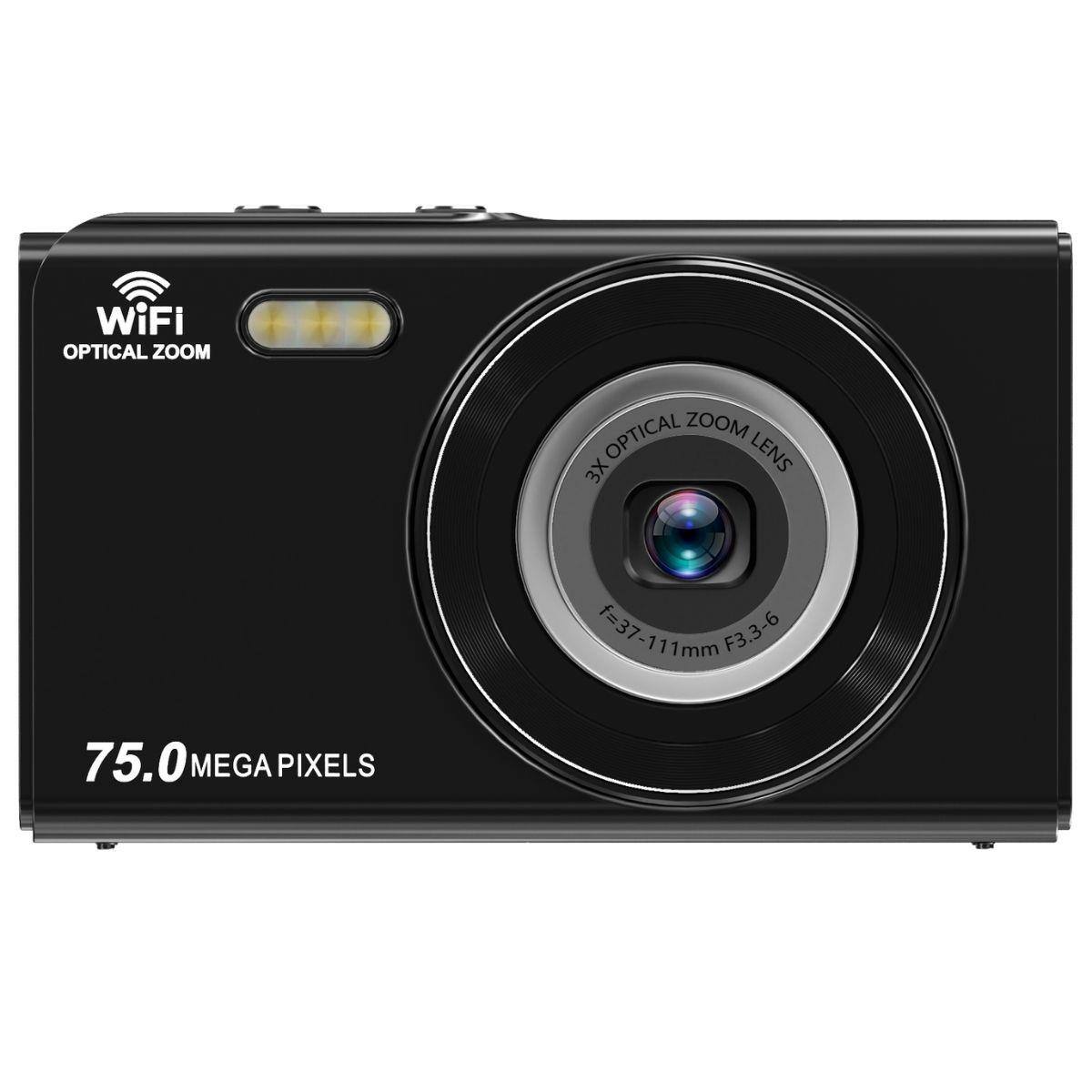 WiFi OPTICAL ZOOM  
OPTICAL ZOOM 3X LENS  
75.0 MEGA PIXELS  
f=37-111mm F3.3-6