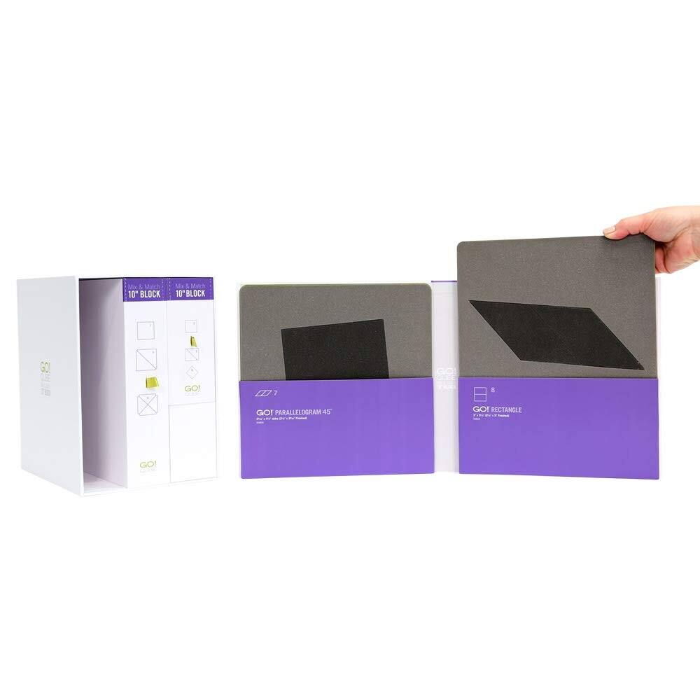 10" BLOCK, GO! PARALLELOGRAM 45, GO! RECTANGLE
