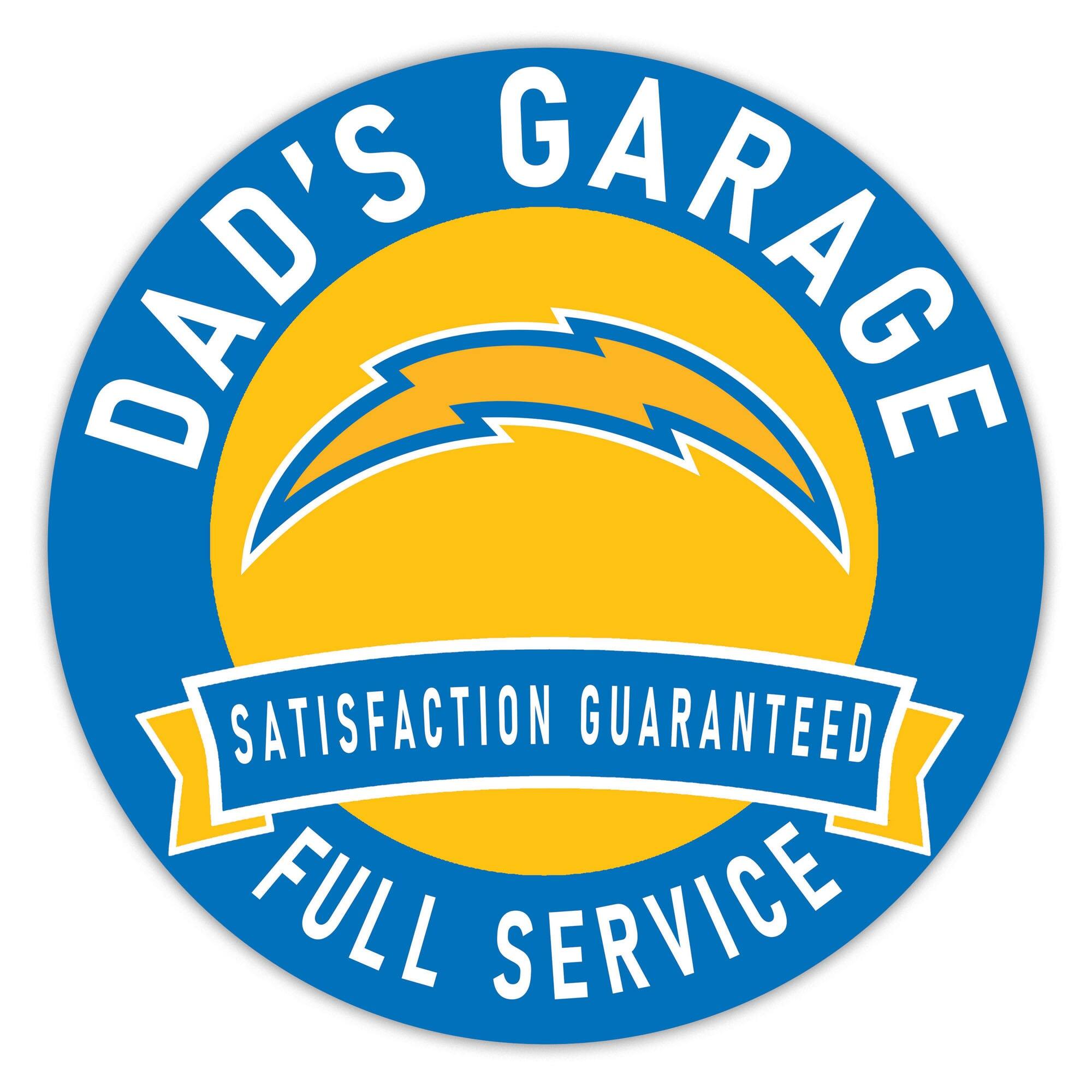 DAD'S GARAGE  
SATISFACTION GUARANTEED  
FULL SERVICE