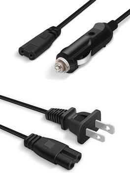 RTMB - Power Cord for Buddew ABY Electric Lunch Box, 12/24V Car & 110-230V Wall