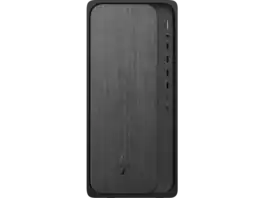 HP - OmniDesk Desktop AMD Ryzen 7, 16 GB;1 TB SSD Windows 11 Home - Gray wood, jack black chassis