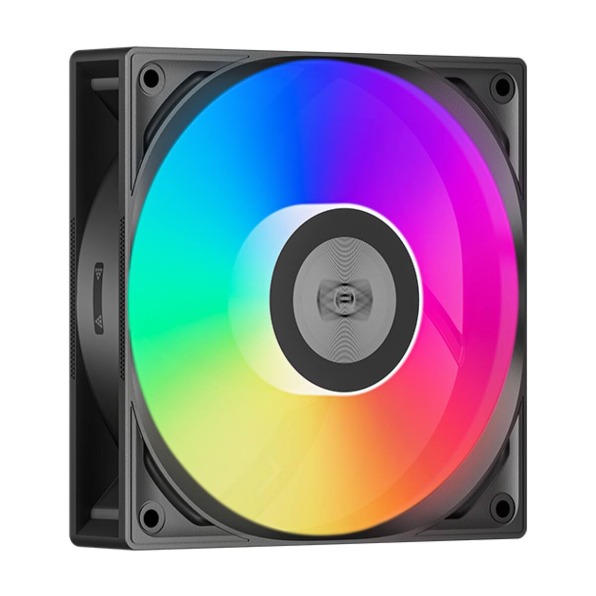 Left. PCCOOLER - DA360 Pro ARGB Digital AIO CPU Liquid Cooler, 360mm Radiator, 300W TDP, 270° Rotatable Digital Display - Black.