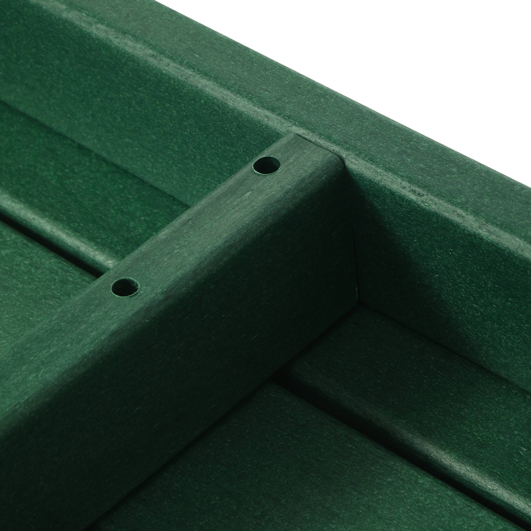 Alt View 5. WestinTrends - WestinTrends Malibu 35" length outdoor Coffee table for Adirondack chair - Dark Green.