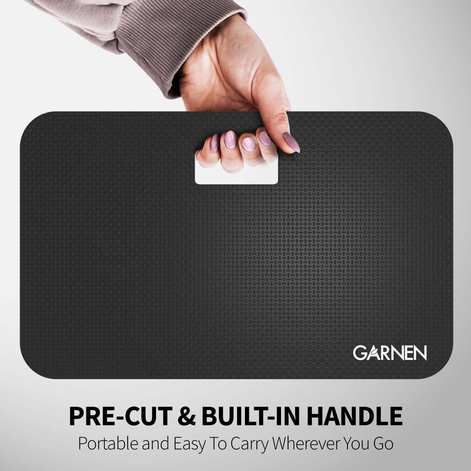 GARNEN

PRE-CUT & BUILT-IN HANDLE

Portable and Easy To Carry Wherever You Go