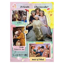 USAoploy - The Golden Girls Scrapbook 1000 Piece Jigsaw Puzzle - Multi-Color