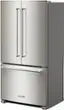 Angle. KitchenAid - 20 Cu. Ft. French Door Refrigerator with Interior Water Dispenser - Stainless steel.