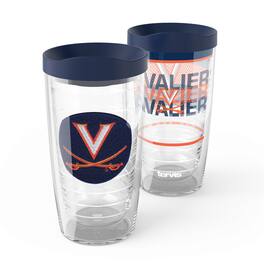 Tervis - Virginia Cavaliers 2-Pack 16oz. Competitor & Emblem Tumbler Set - Multicolor