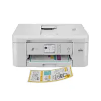 Brother - Print & Cut MFC-J1800DW Wireless Color All-in-One Inkjet Printer with Automatic Paper Cutter - Black - Front_Zoom