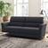Alt View 14. CorLiving - Georgia 3-Seat Fabric Upholstered Sofa - Dark Grey.