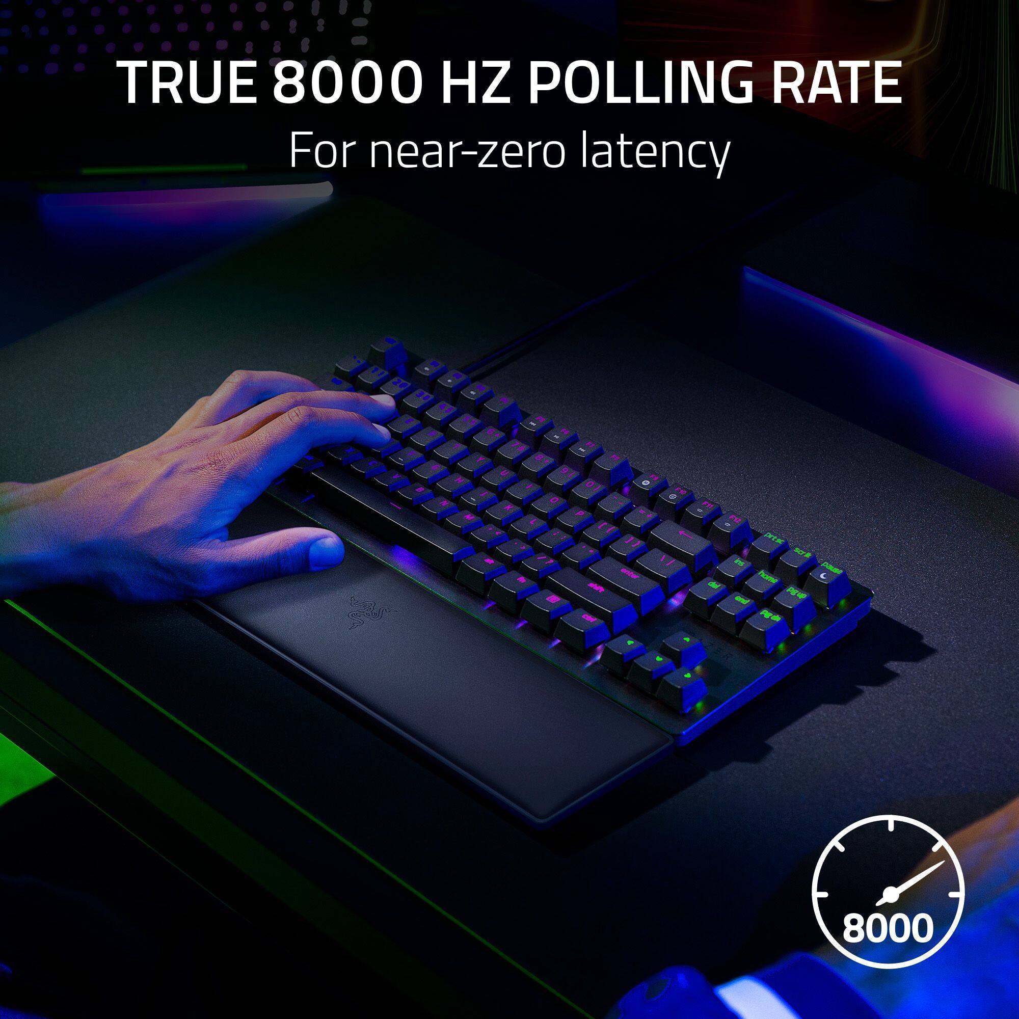 TRUE 8000 HZ POLLING RATE FOR NEAR-ZERO LATENCY.