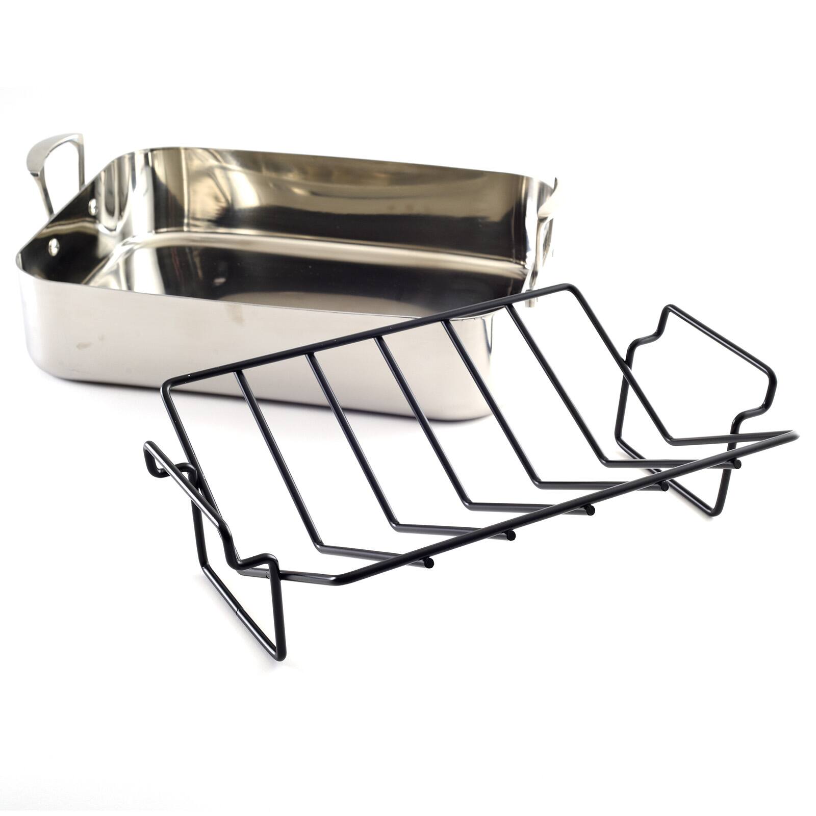 Alt View 2. Norpro - Heavy Duty Nonstick Roasting Rack, Extra Large 13 x 10 Inch - Black.