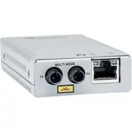 Allied Telesis - MMC2000/ST Transceiver/Media Converter - 1 x Network (RJ-45) - 1 x ST Ports - Multi-mode - 850 nm Fiber - Unknown