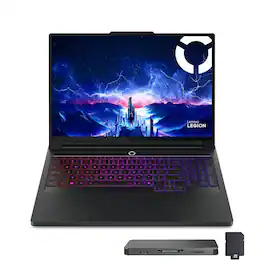Lenovo - Legion Pro 7i 16" WQXGA Gaming Laptop,Ultra 9 275HX,32GB RAM,1TB SSD+1TB Dock Set,RTX 5090,Backlit,Win 11 - Black