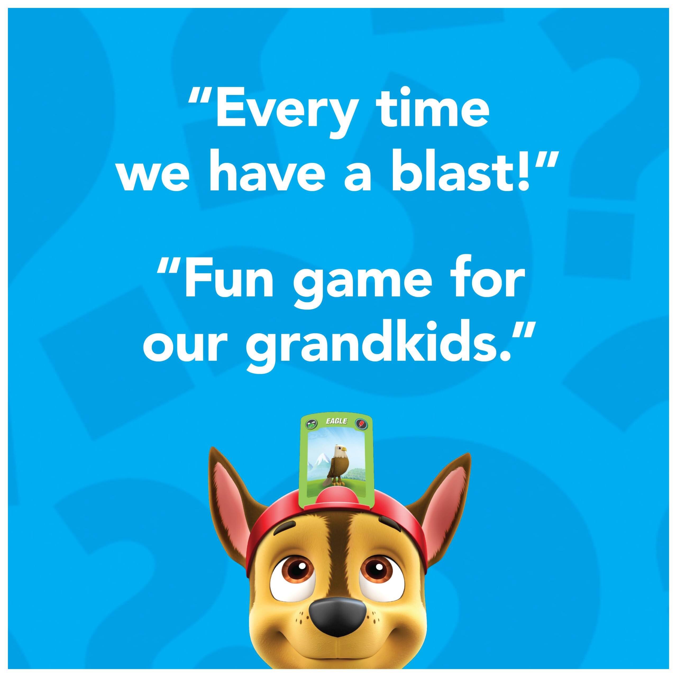 "Every time we have a blast!"  
"Fun game for our grandkids."