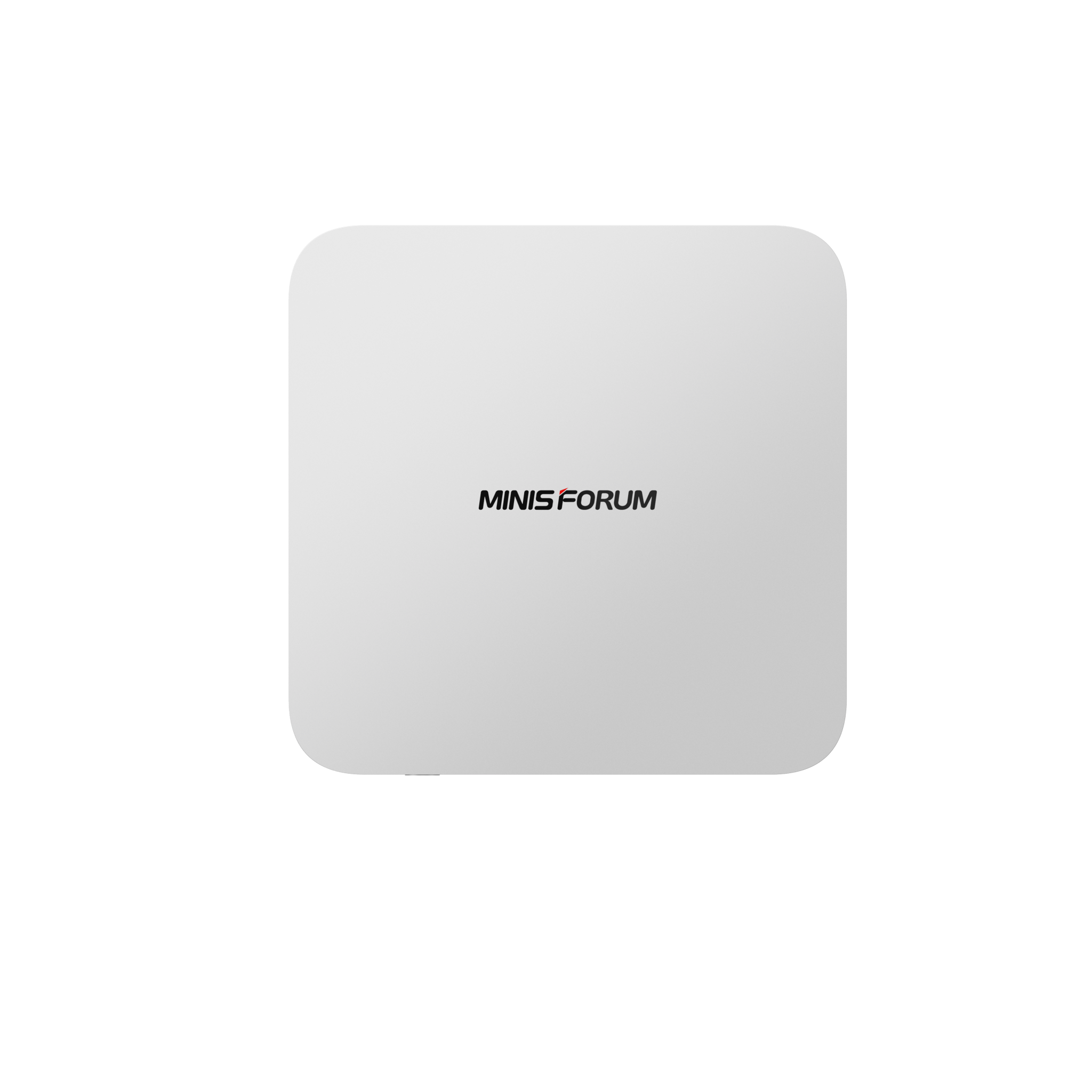 Left. Minisforum - M1 Pro 125H Mini PC, Barebone, Intel Core Ultra 5 125H(14C/18T, 4.5GHz), Intel Arc Graphics, OCuLink - silver.