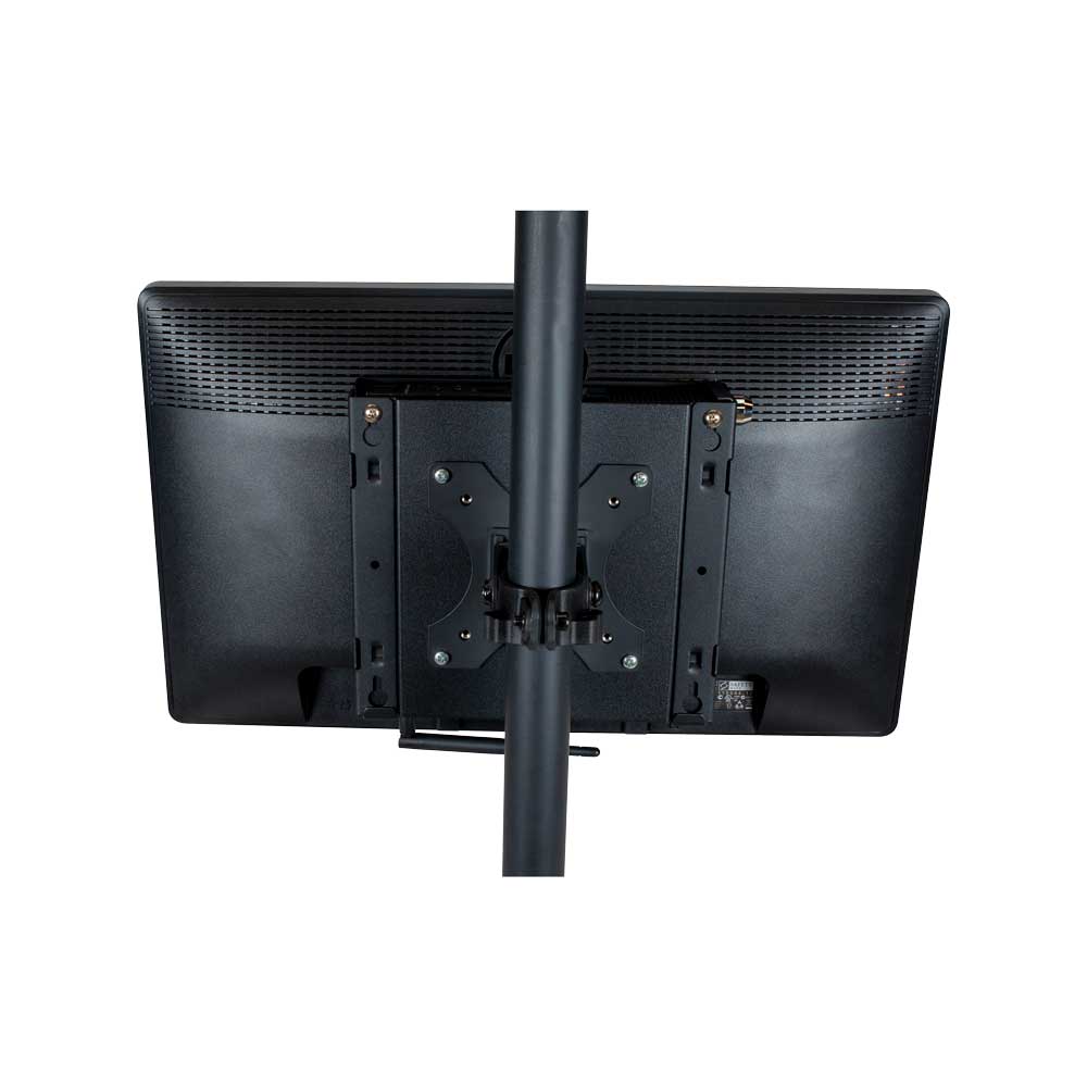 Alt View 4. RackSolutions - RackSolutions Dual VESA Adapter for 100-A Wall Mount - Black.