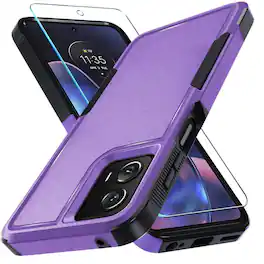 Kitcheniva - Heavy Duty Shockproof Armor For Moto G Stylus 5G 2024 Case Only - Purple