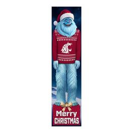 Fan Creations - Washington State Cougars 48" Yeti Christmas Leaner - Multicolor