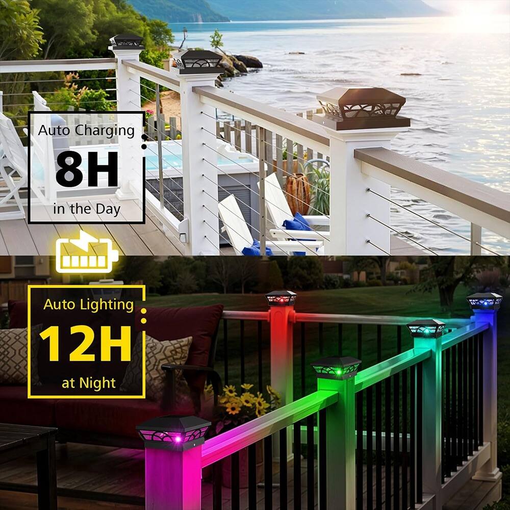 Auto Charging 8H in the Day  
Auto Lighting 12H at Night