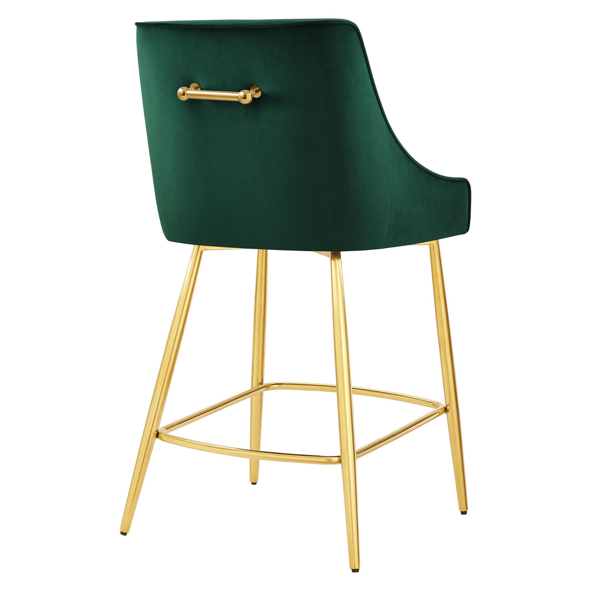 Alt View 4. Modway - Discern Counter Stools Set of 2 by Modway - Green.