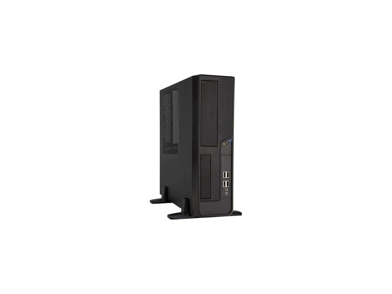 In Win - inwin bl040 matx desktop case with 300w tfx psu/black/ieee 1394 - bl040.ff300tb3f - Black