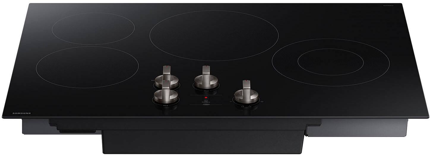 Alt View 19. Samsung - 30" Built-In Electric Cooktop with 4 Burners and ENERGY STAR Certified - Black.