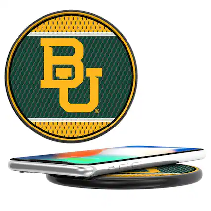Front. Keyscaper - Baylor Bears Wireless Charging Pad - Multicolor.