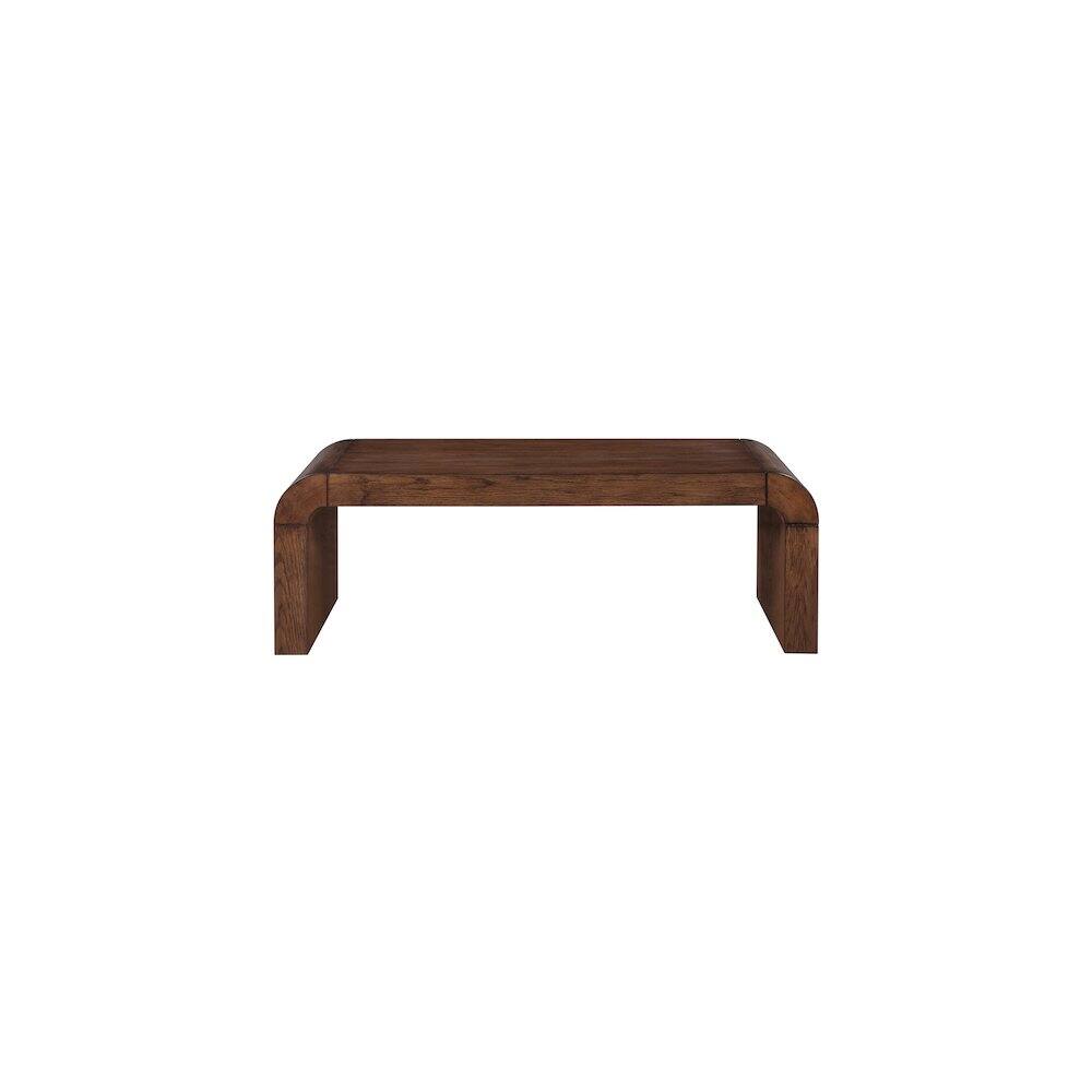 Alt View 1. Meridian Furniture - Toulon Brown Oak Veneer Coffee Table - Brown.