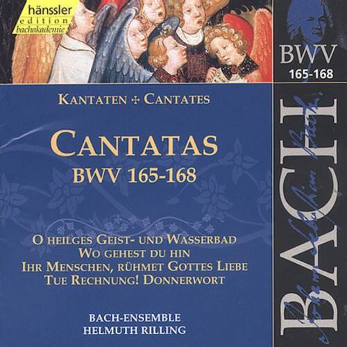 Helmuth Rilling - Sacred Cantatas BWV 165-168  - COMPACT DISCS