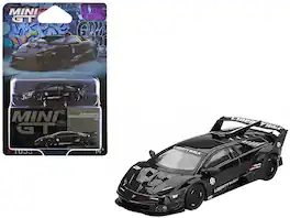 Lamborghini Murcielago GT EVO LB-Silhouette Works Limited Edition 1/64 Diecast Model Car by Mini GT - Black
