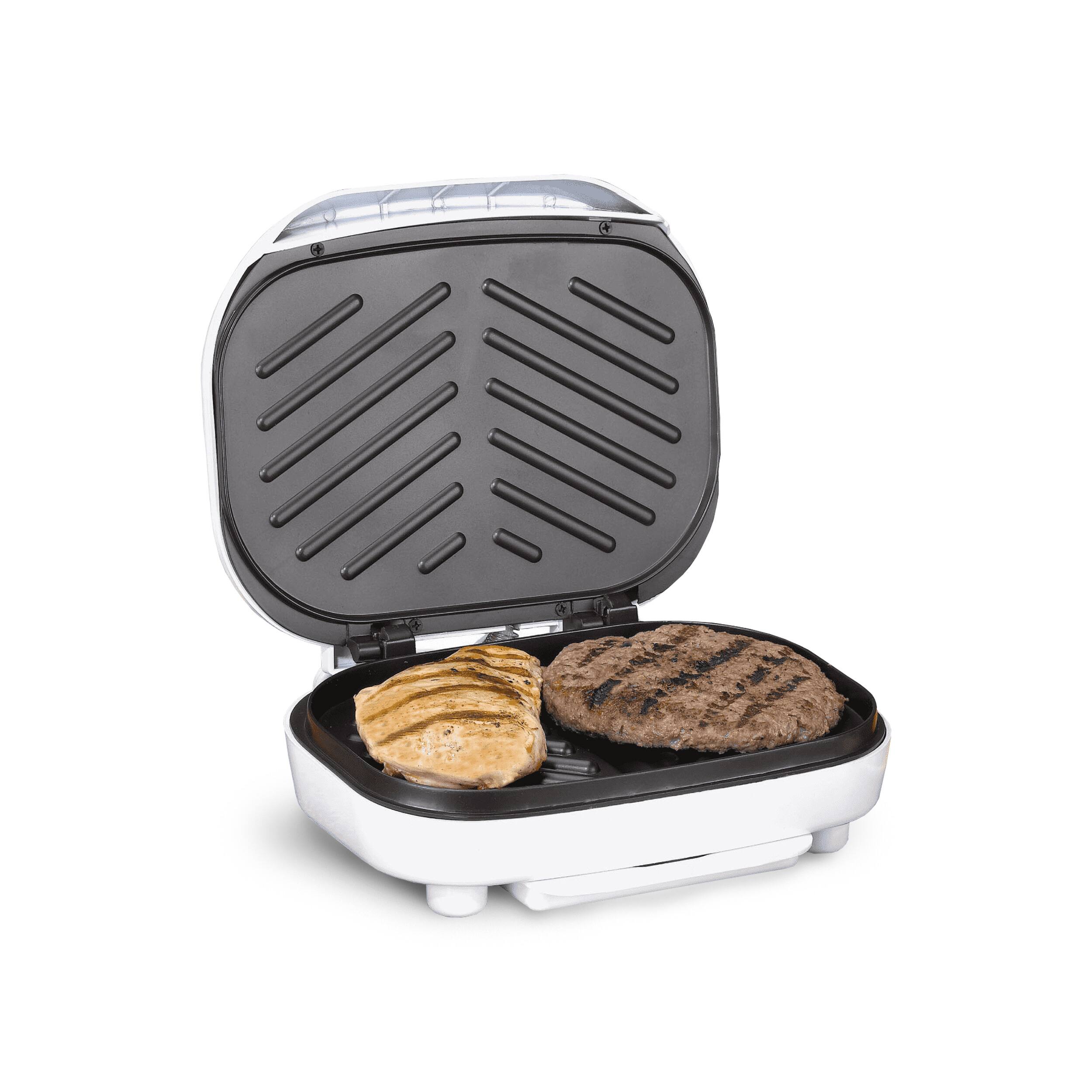 Alt View 2. Brentwood - 2-Slice Contact Grill - White.