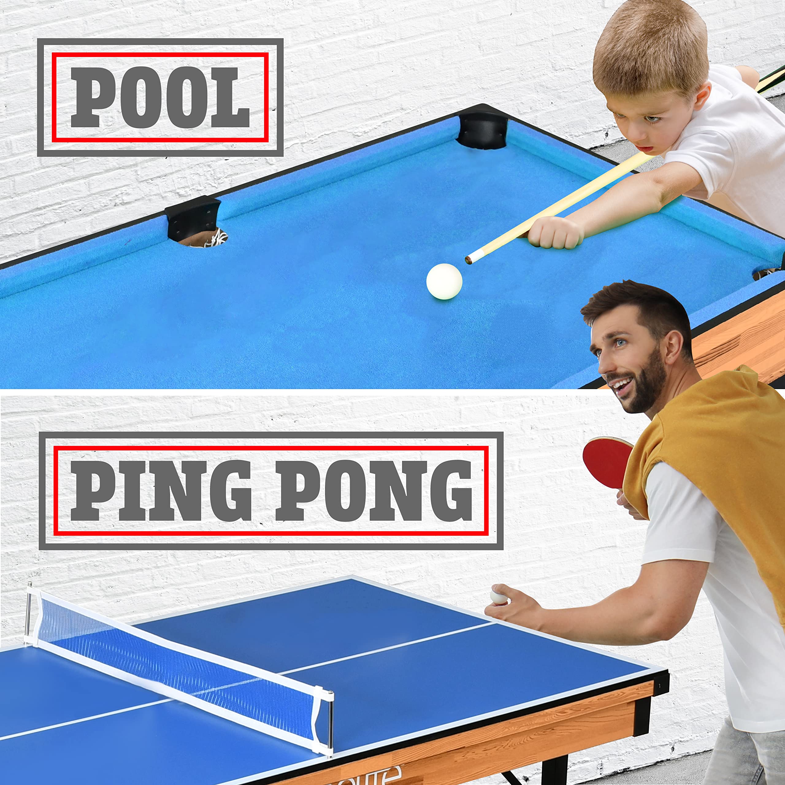 POOL  
PING PONG