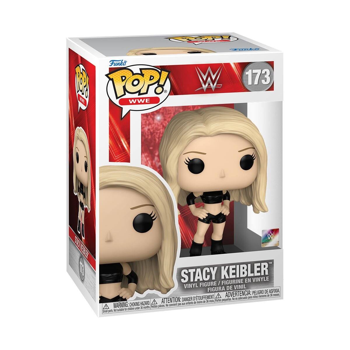 To FOp OALA Funko M POP! W 173 W WWE 1 CT3 W STACY KEIBLER FIGURINE EN VINYLE FIGURE I VINYL DE VINIL FIGURA DE ASFIGA ADVERTENCIA: PELIGRO nenL A - ng dI 3 ATTENTION: DANGER I ETOUFFEMENT Partes pequetas 1 . aou FIC A AT - dE 1 mos HAZARD - etants - WARNING: CHOKING Petifter peGaE De convient I chicter uds 2 monts to stte i Smal a