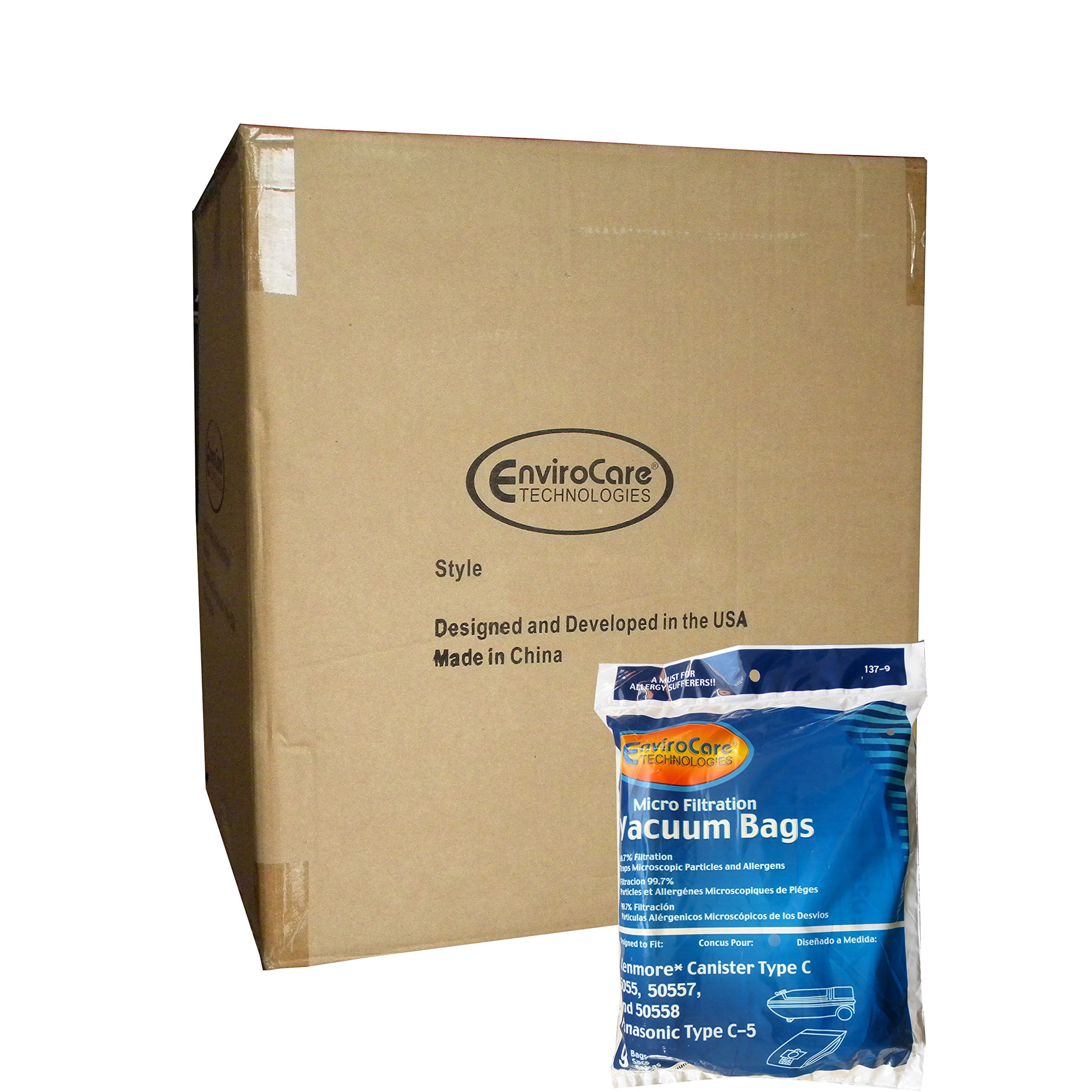 EnviroCare - 54 Pack Vacuum Bags Part #137-9
