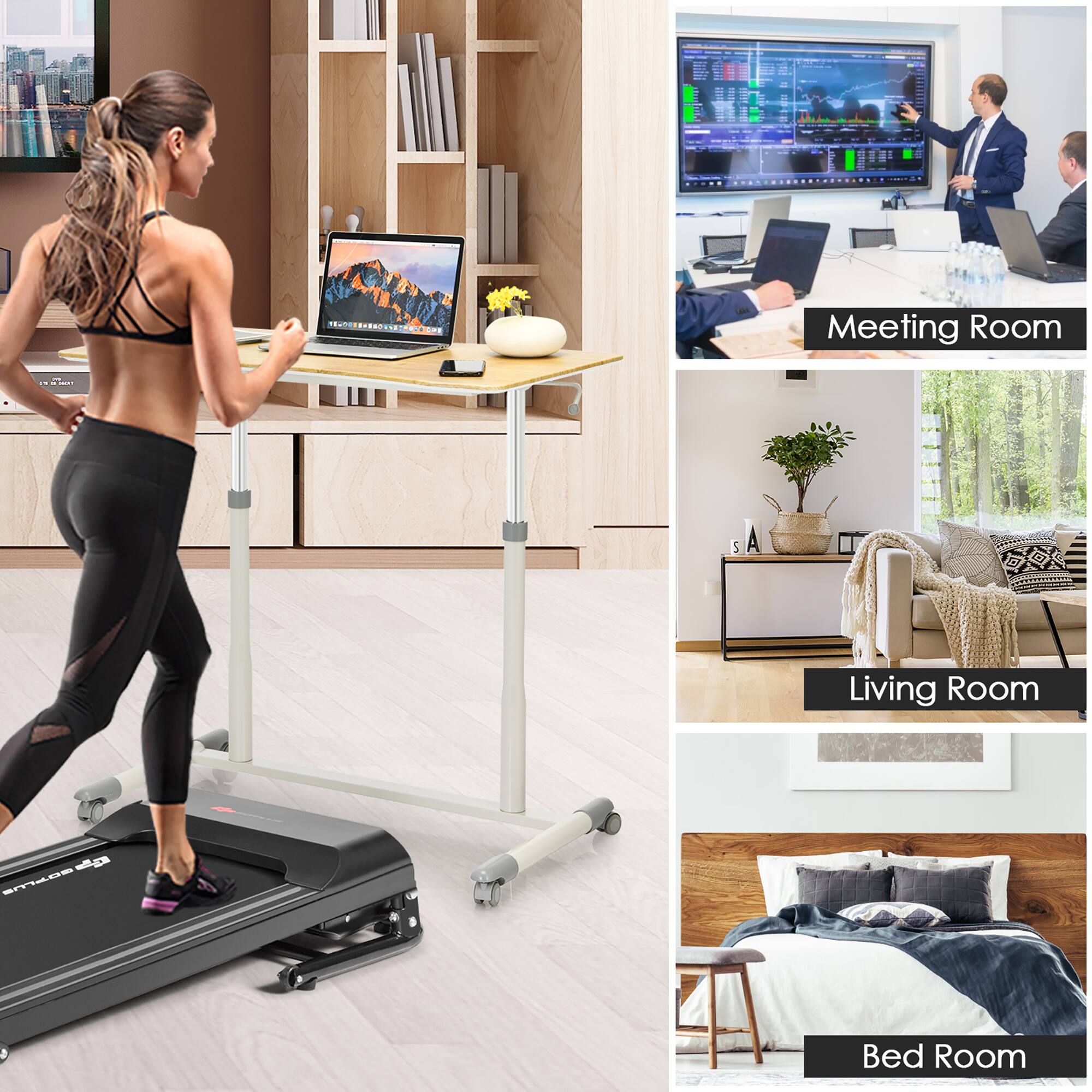 Meeting Room -- Living Room -- Bed Room