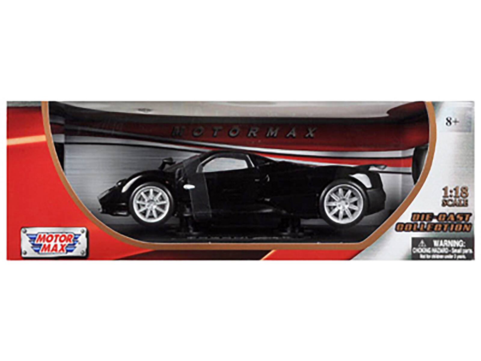 MOTOR MAX  
8+  
1:18 SCALE  
DIE-CAST COLLECTION  
WARNING: CHOKING HAZARD - Small parts. Not for children under 3 years.
