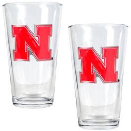 Great American Products - Nebraska Huskers 16oz. Pint Glass Set - Multicolor