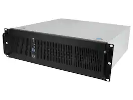 Rosewill - 3U Rackmount Case | 6x3.5" Bays | E-ATX | 2x80mm Fans | 2xUSB 3.0 | Silver/Black - RSV-Z3200U - Silver/Black