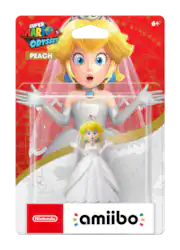 Nintendo - amiibo Peach - (Wedding Outfit) - Super Mario Odyssey Series - Multi - Front_Zoom
