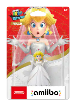 Nintendo - amiibo Peach - (Wedding Outfit) - Super Mario Odyssey Series - Multi