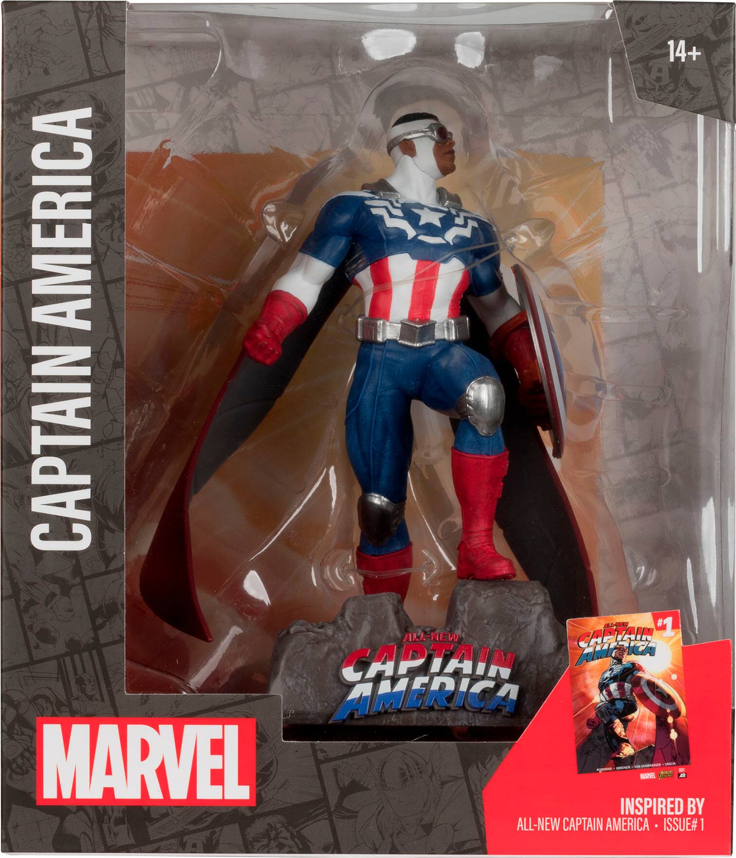 McFarlane Toys Marvel Captain America 1:10th Scale McFarlane Toys Marvel Captain America 1:10th Scale