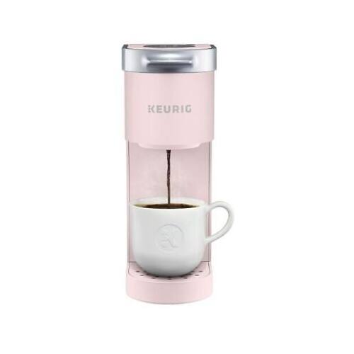 Angle. Keurig - Keurig K-Mini Coffee Maker | Dusty Rose | 6 to 12 oz. - N/A.