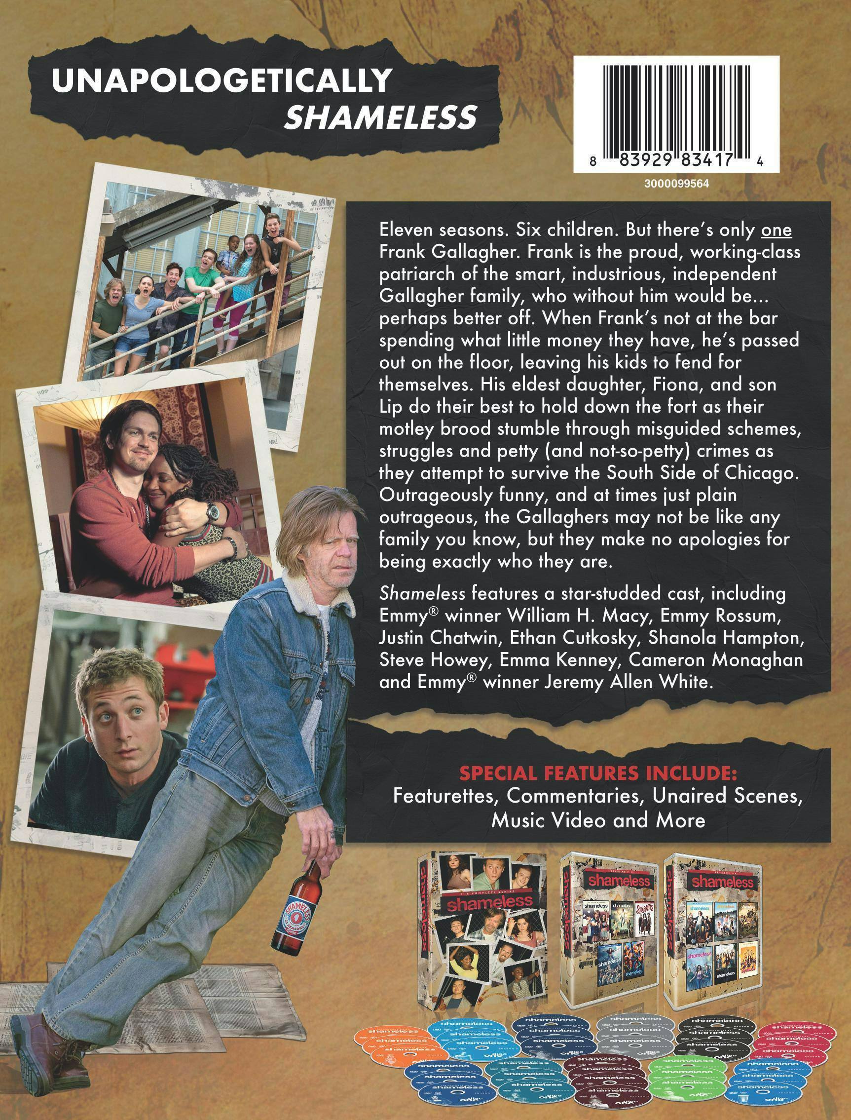 Back. Shameless: The Complete Series [DVD].