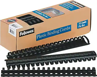 Fellowes
Plastic Binding Combs
10 Combs Per Box
10 Combs Per Box