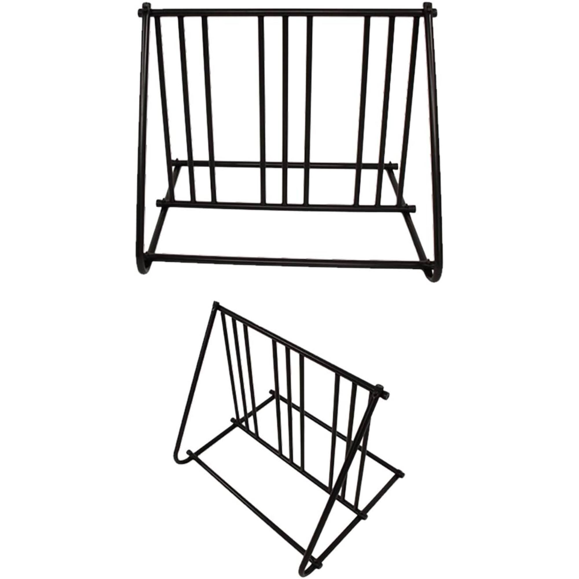 Alt View 4. Saris - Mighty Mite 6-Bike Parking Rack, Indoor and Outdoor Grid Bike Rack - Black.